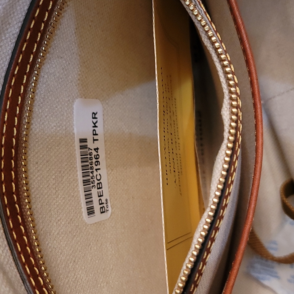 Dooney & Bourke Pebble Leather Tote - Picture 12 of 13
